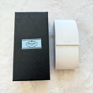 Prada large sunglasses case and box Authentic
